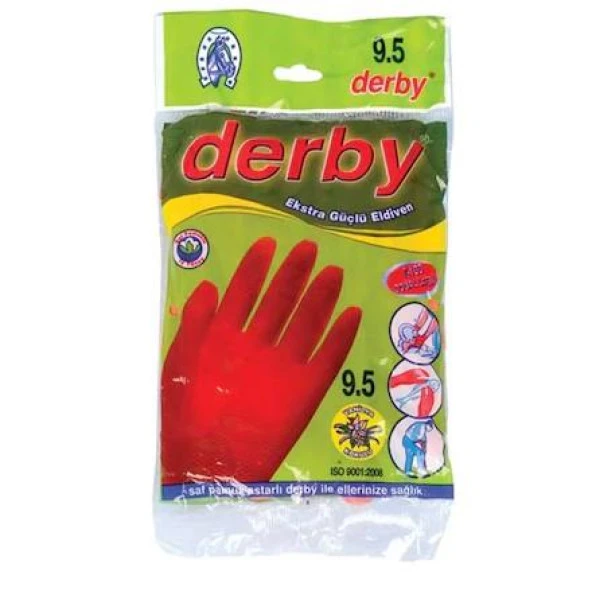 Derby Naylon Eldiven 9.5 No ürün görseli 1