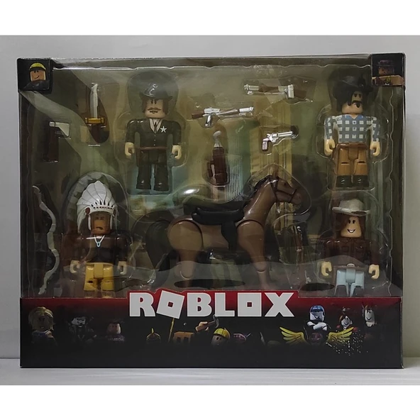 Ethem Oyuncak Roblox Kızılderili Kovboylu Karakter Figür Seti Oyuncak Robloks ürün görseli 1