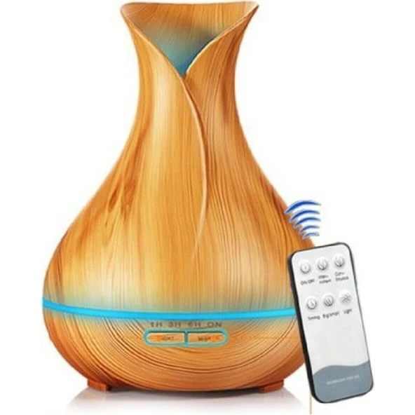 Koçak Elektronik 7 LED Işıklı Aromatik Oda Kokusu Hava Nemlendirici 550 ml Aroma Difüzörü Buhar ürün görseli 1