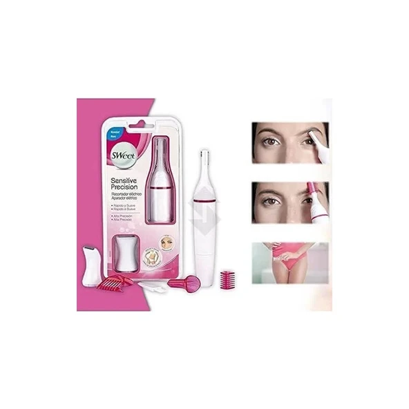 Sensitive Sweet Sensitive Precision Tüy Alma Şekillendirme Seti-Kırmızı - Resim 5