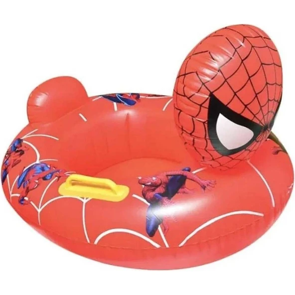 Teknotrust Tekno Trust Kırmızı Baby Boat Bebek Deniz Simidi Örümcek Adam - Spiderman Deniz Simidi - Can Simidi-0-3 Yaş ürün görseli 1
