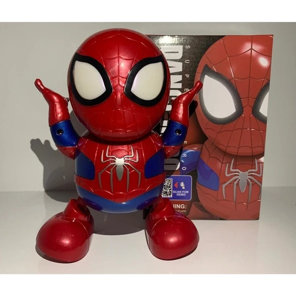 Marvel Spider-Man Spider-man Dance Hero Örümcek Adam Işıklı Sesli Dans Eden Robot - Tuka ürün görseli 1