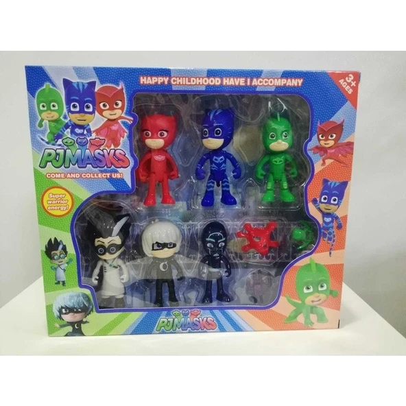 EC Shop Maiss Store Oyuncak Pj Masks Pj Maskeliler Oyuncak 6 Lı ürün görseli 1