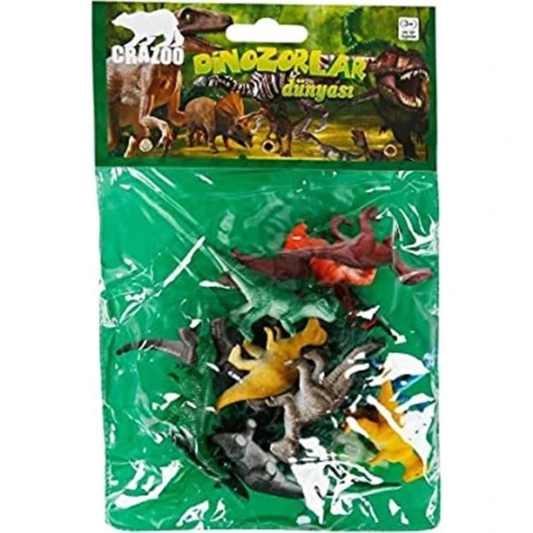 Crazoo Sun-Rst-Crz-Figür Dinozorlar Dünyasi Kçk.poşet 3A. ürün görseli 1