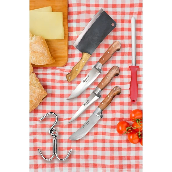 Sürmene Mutfak, Kasap ve Kurban Deluxe Set - Üçlü Bıçak Seti ürün görseli 1