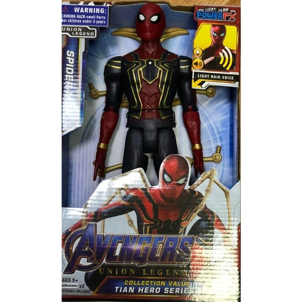 Avengers Enoy Spiderman Örümcek Adam Sesli Işıklı ürün görseli 1