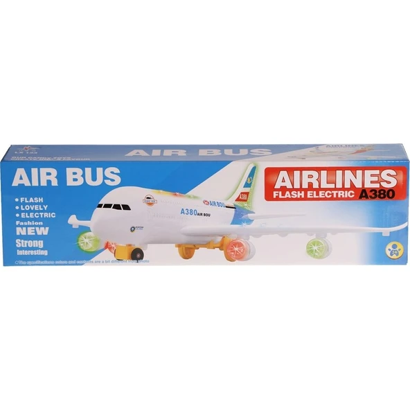 Pasifik Toys Pilli Sesli Uçak A380 ürün görseli 1