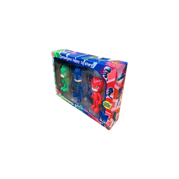 Medska Pjmasks 3'lü Oyuncak Figür Set - Resim 2