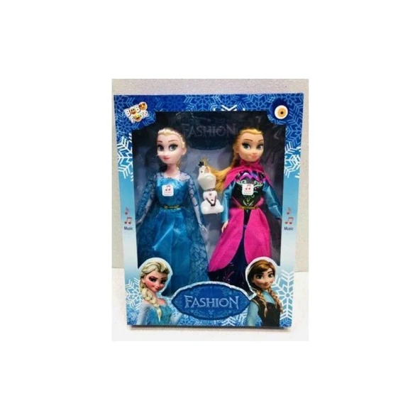My Bebish Frozen Karlar Ülkesi Elsa Anna ve Olaf Şarkı Söyleyen Oyuncak Bebek ürün görseli 1