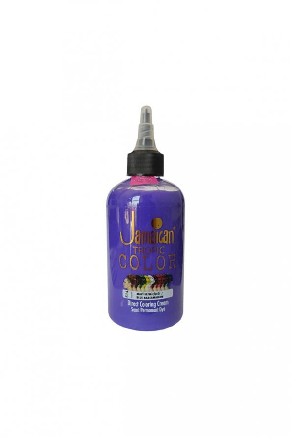 Jamaican Jeans Saç Boyası 250ml - 514 Mavi Hatmi Çiçeği ürün görseli 1