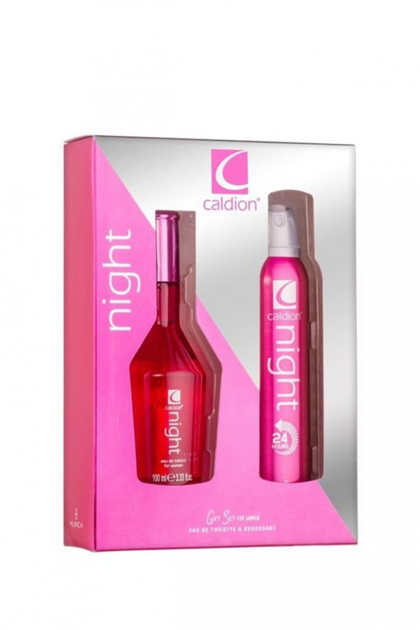 Caldion Night Kadın Parfüm Edt 100ml + Deodorant Sprey 150 Ml Set ürün görseli 1
