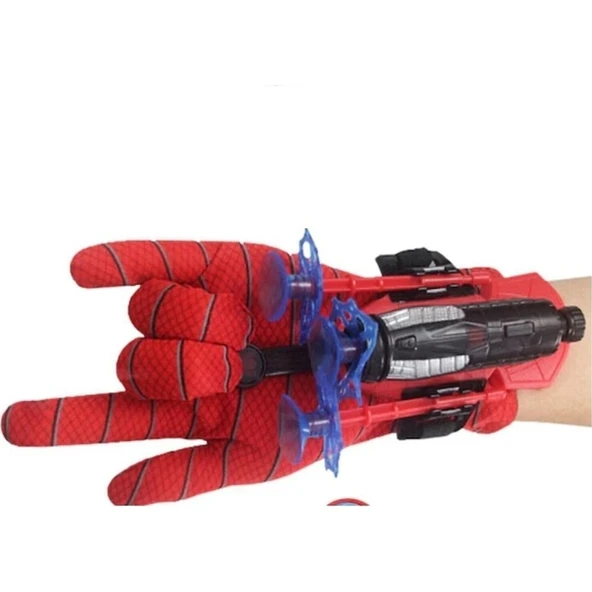 Muhtelif Spiderman Ağ Atan Eldiven Set Ok Atan Örümcek Adam Eldiveni ürün görseli 1
