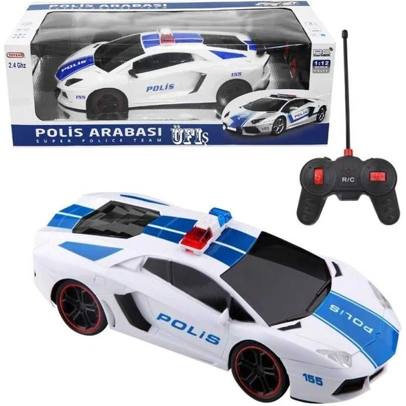Toysan Dzc Kuzenler Avm Toysan Uzaktan Kumandalı Polis Arabası Full Fonksiyon Şarjlı 32 cm 1:12 Ölçek Dev Oyuncak ürün görseli 1