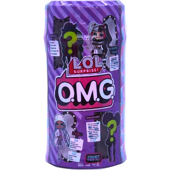 UDATOYS Lol Omg Bebek Işıklı Sürpriz Kapsül 17 cm Mor ürün görseli 1