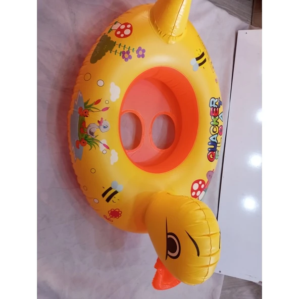 Elza Toys Baby Boat Şişme Ördek Çocuk Can Simidi 2-4 Yaş 75 cm ürün görseli 1