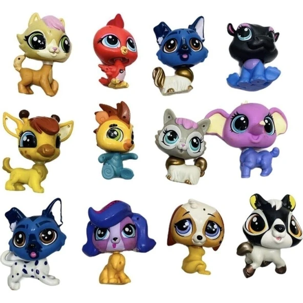 Minişler Pet Shop Littlest Pets Shop Lps Minişler 12 Adet Miniş Büyük Boy ürün görseli 1