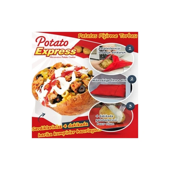 Topaloğlu Ticaret Patates Pişirme Kumpir Torbası Potato Express ürün görseli 1