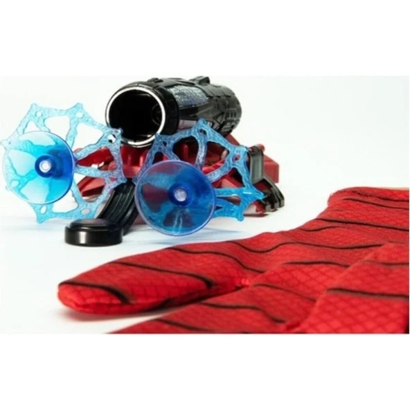 Muhtelif Spiderman Ağ Atan Eldiven Set Ok Atan Örümcek Adam Eldiveni - Resim 3