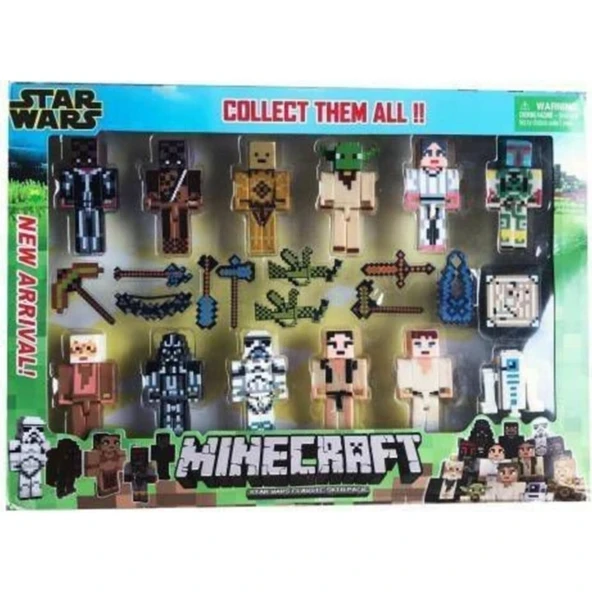 Minecraft Oyuncak Minecraft 23 Parça Aksesuarlı Star Wars ürün görseli 1