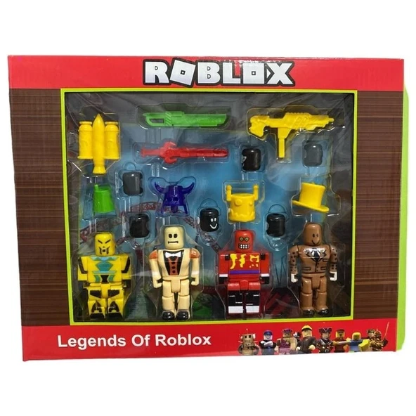 Roblox 17'li 4 Figür 13 Aksesuarlı Oyuncak Roblox Figür Seti ürün görseli 1