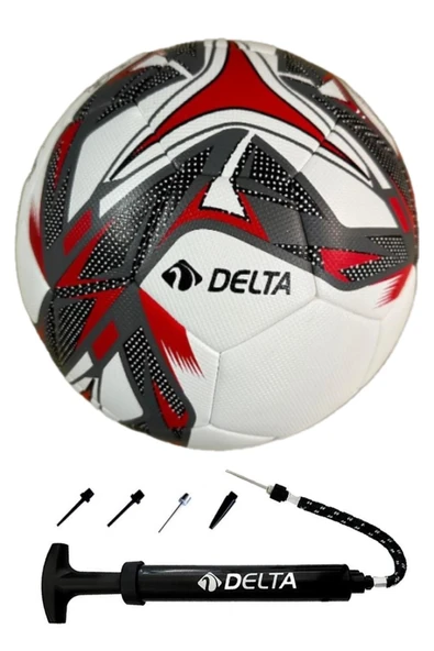 Delta Vento Hibrit Futbol Topu No 5 + Çok Fonksiyonlu Top Pompası İkili Set ürün görseli 1