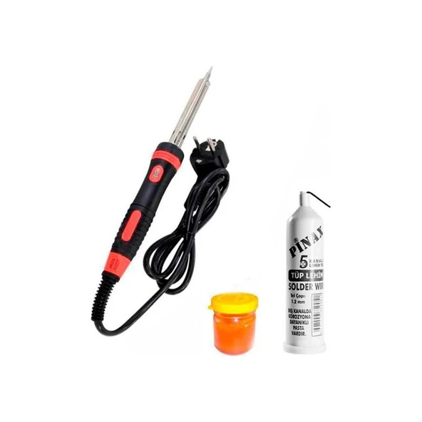 Winnboss 60W Profesyonel Lehim Makinesi Kalem Havya+ Leyim Teli+ Pasta ürün görseli 1