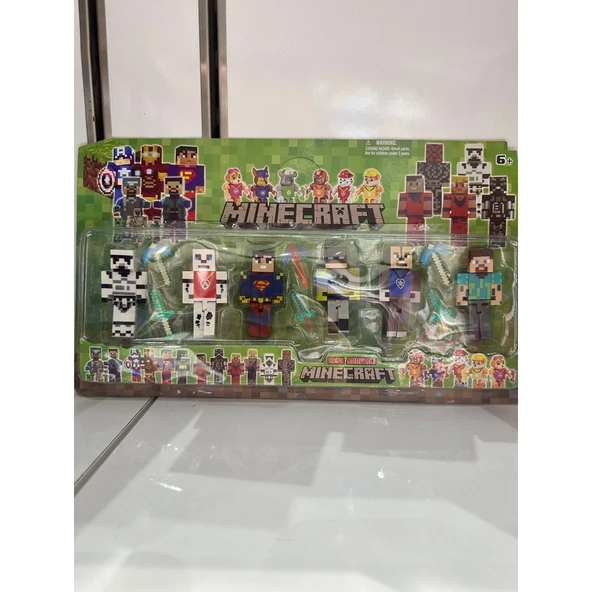 Cstars Minecraft Oyuncak Seti 12 Parça - Resim 3