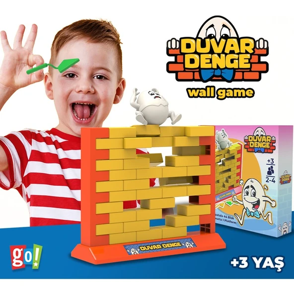 Go Toys Wall Game Duvar Denge Oyunu Egitici Kutu Oyunu Humty Dumty ürün görseli 1