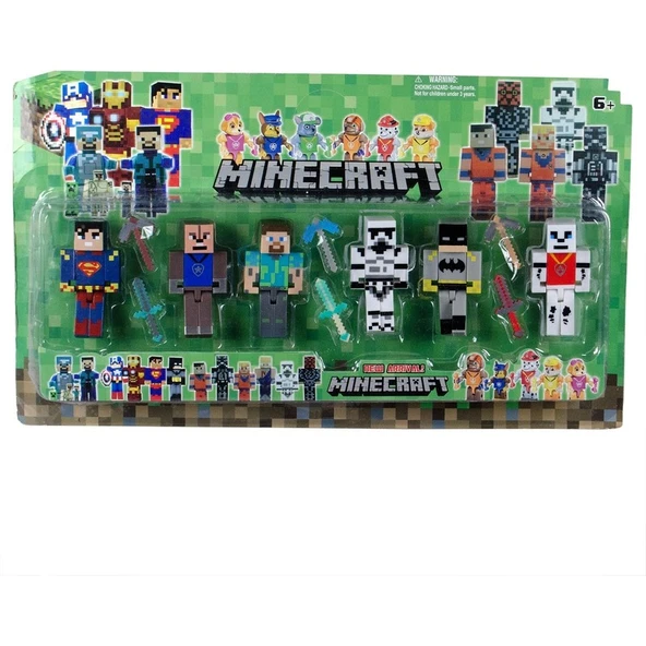 Cstars Minecraft Oyuncak Seti 12 Parça ürün görseli 1