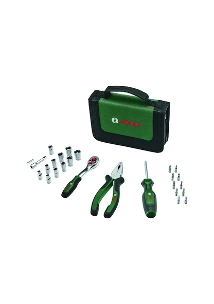 Bosch Home and Garden Taşınabilir El Aleti Seti 26 Parça - 1600A02BY2 ürün görseli 1
