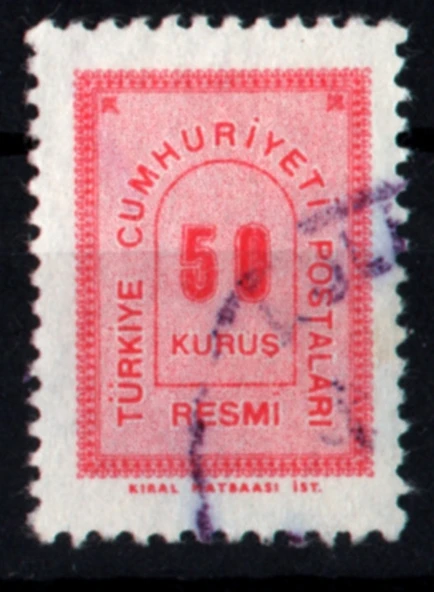 EABİ-1963 Resmi Pul 50 Kuruş (tp0265) ürün görseli 1