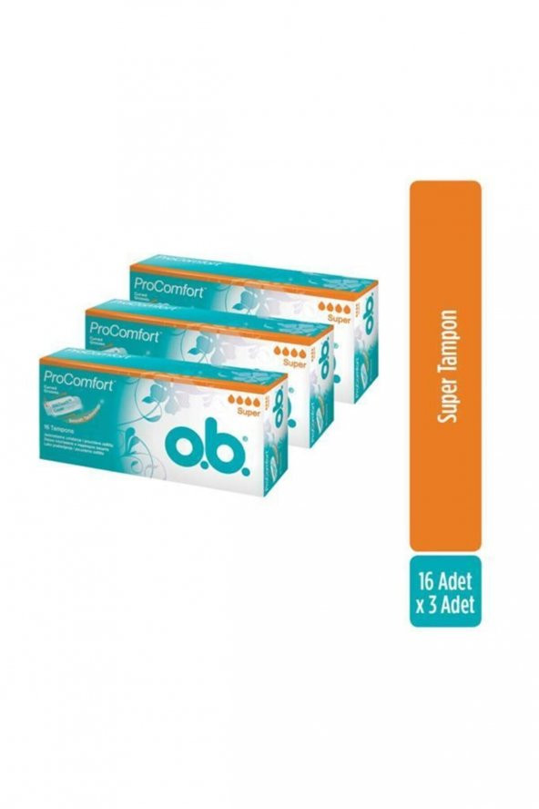 o.b. O.b Tampon Süper 16lı X3 ürün görseli 1