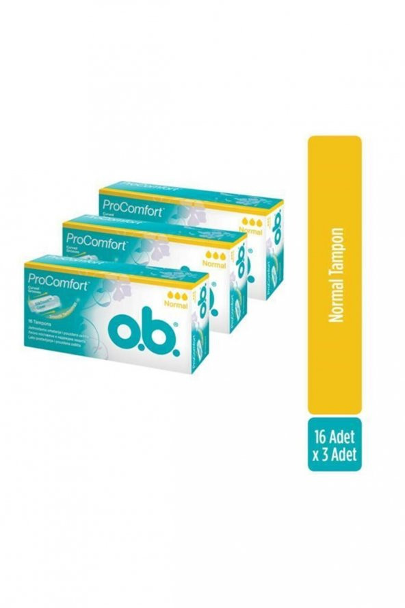 o.b. O.b Tampon Normal 16lı X3 ürün görseli 1