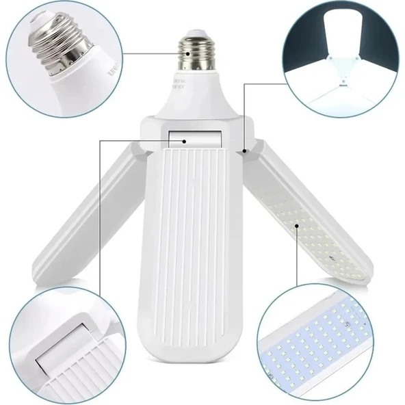 Volemi Pervane LED Ampul 45 W E27 Duy 4500 Lm Beyaz Güçlü Işık ürün görseli 1