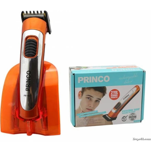 Princo Pr-607 Şarjlı Saç Sakal Kesme Traş Makinesi Standlı ürün görseli 1