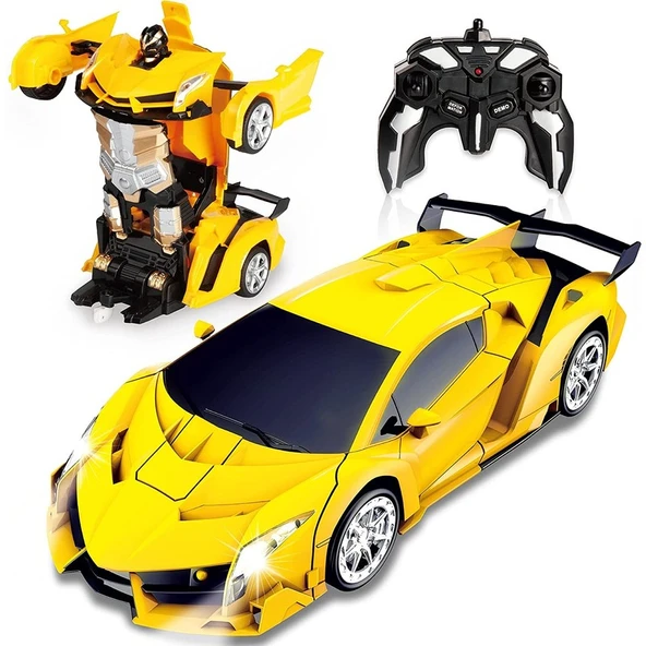 Eagle Stone Uzaktan Kumandalı Araba, Çocuklar Için Robot Rc Arabaları Dönüştürün, 2.4ghz 1:18 Ölçekli Deformasyon Robot Oyuncak Arabaları ürün görseli 1