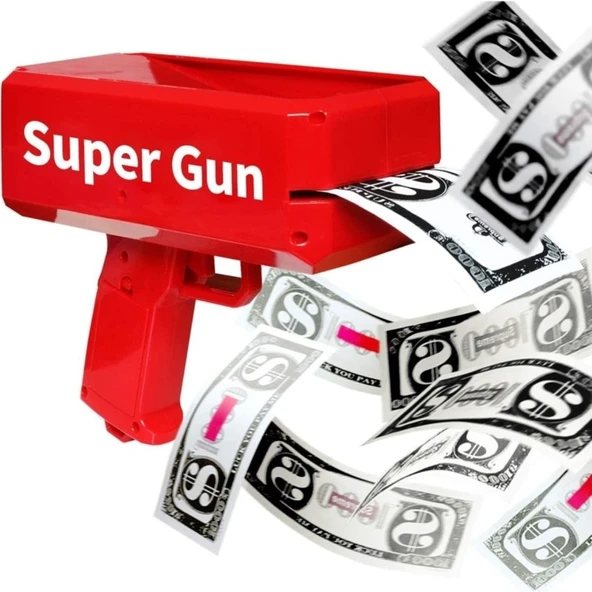 Mg Store Super Money Gun - Para Dolar Saçma Para Atma Tabancası ürün görseli 1