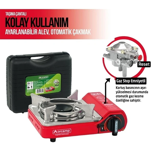 EKS Ticaret Orcamp Mini Portatif Kamp Ocağı ürün görseli 1