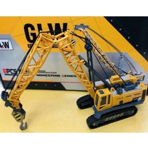 Sunman Tek Favorim Hareketli Metal Kancalı 32 cm Paletli Vinç Oyuncak ürün görseli 1