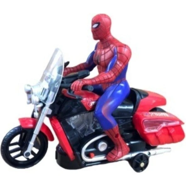 Bfy Toys Medska Spiderman Pilli Işıklı Motorlu Örümcek Adam , Spıderman , Motar, Motorsiklet Y058 ürün görseli 1