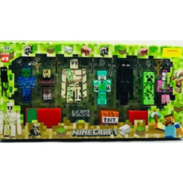 Minecraft Oyuncak Figürleri 21 Parça ürün görseli 1