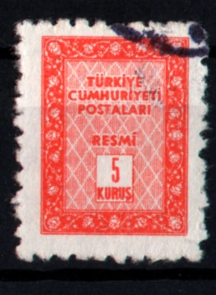 EABİ-1960 Resmi Pul 5 Kuruş (tp0268) ürün görseli 1