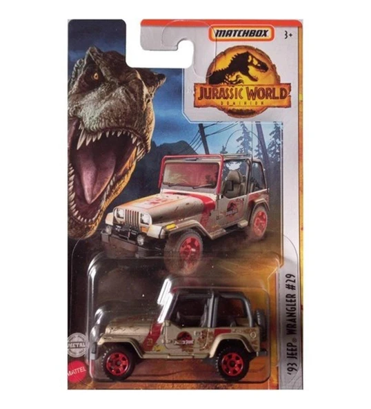 Matchbox Jurassic World 93 Jeep Wrangler FMW90 HBH07 ürün görseli 1
