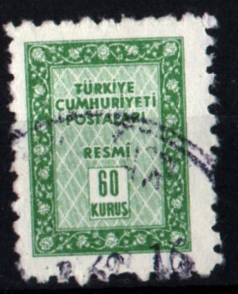 EABİ-1960 Resmi Pul 60 Kuruş (tp0271) ürün görseli 1
