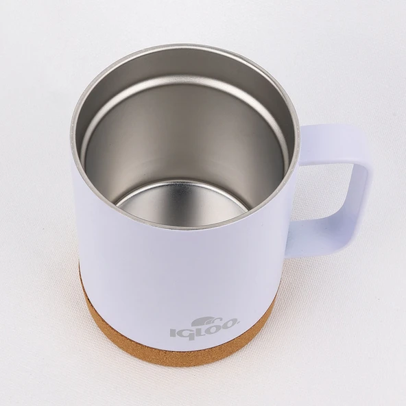 Igloo Cork Mug 350ml-BEYAZ - Resim 4