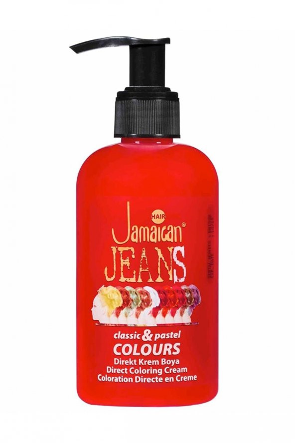 Jamaican Jeans Color Saç Boyası Ateş Kırmızı 250 m ürün görseli 1
