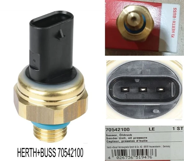 YAG BASINC SENSORU YAG MUSURU PEUGEOT P308 II 13- P3008 12617592532 9802152780 1131.K8 ürün görseli 1