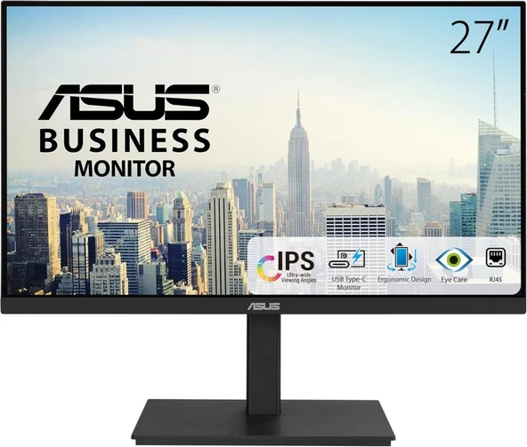 Asus VA27ECPSN 27'' 5 ms Full HD Pivot IPS 75 Hz Monitör Teşhir ürün görseli 1
