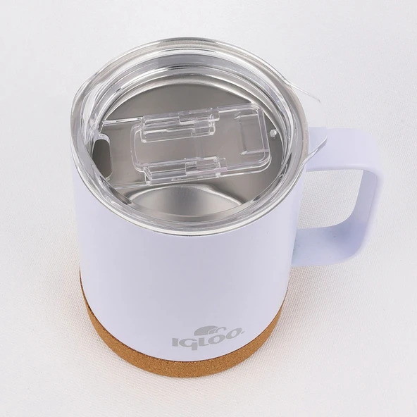 Igloo Cork Mug 350ml-BEYAZ - Resim 3