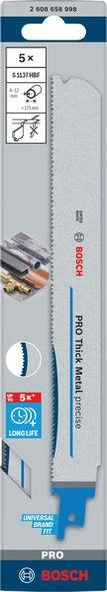 PRO Panter Testere Bıçağı Metal S 1137 HBF 5li ürün görseli 1